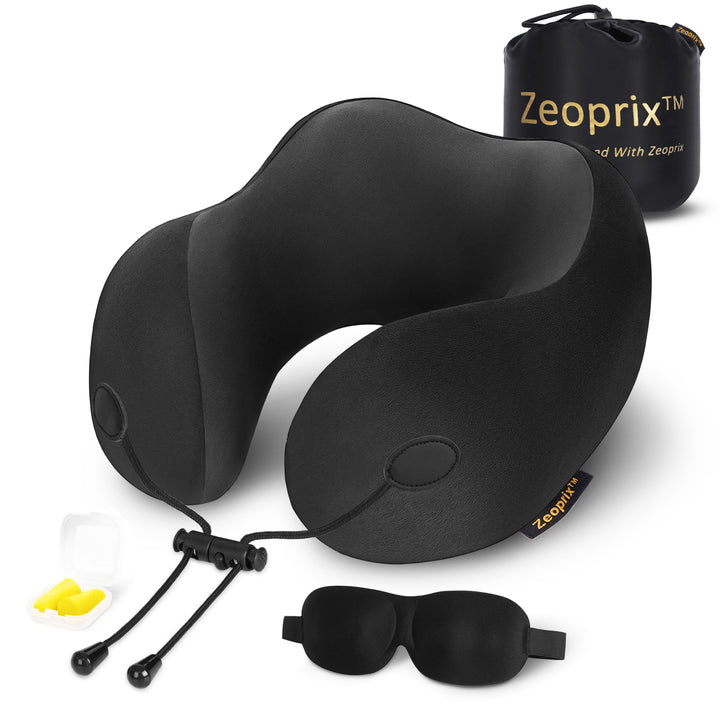 Classic — Black travel neck pillow